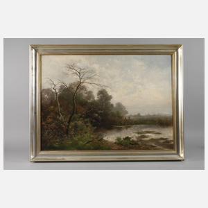 Prof. Hugo Bürgel, Herbstmorgen am See