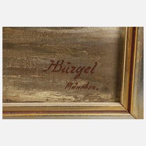 Prof. Hugo Bürgel, Herbstmorgen am See