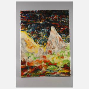 Siegfried Burmeister, attr., Klippe am Meer