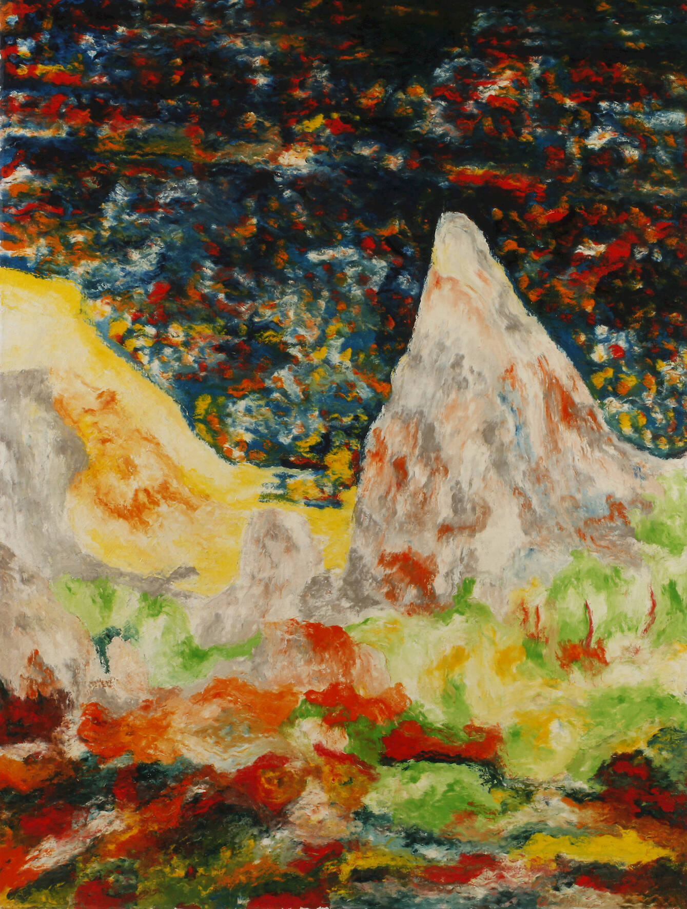 Siegfried Burmeister, attr., Klippe am Meer