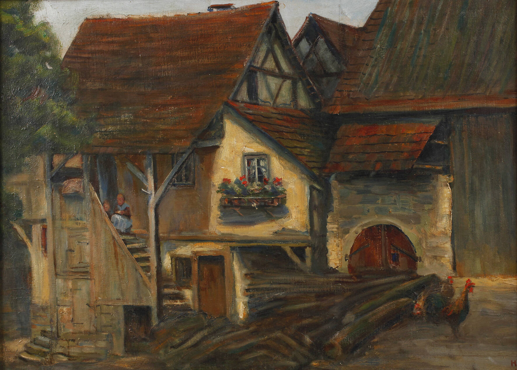 H. Diez, Auf dem Bauernhof