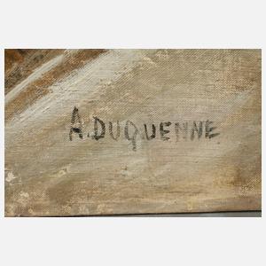 A. Duquenne, Akt im Boot