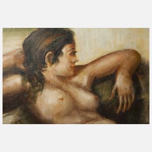 A. Duquenne, Akt im Boot