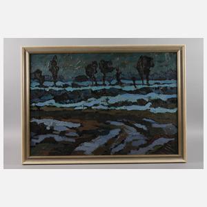 Rajmund Dybczyński, Winterlandschaft