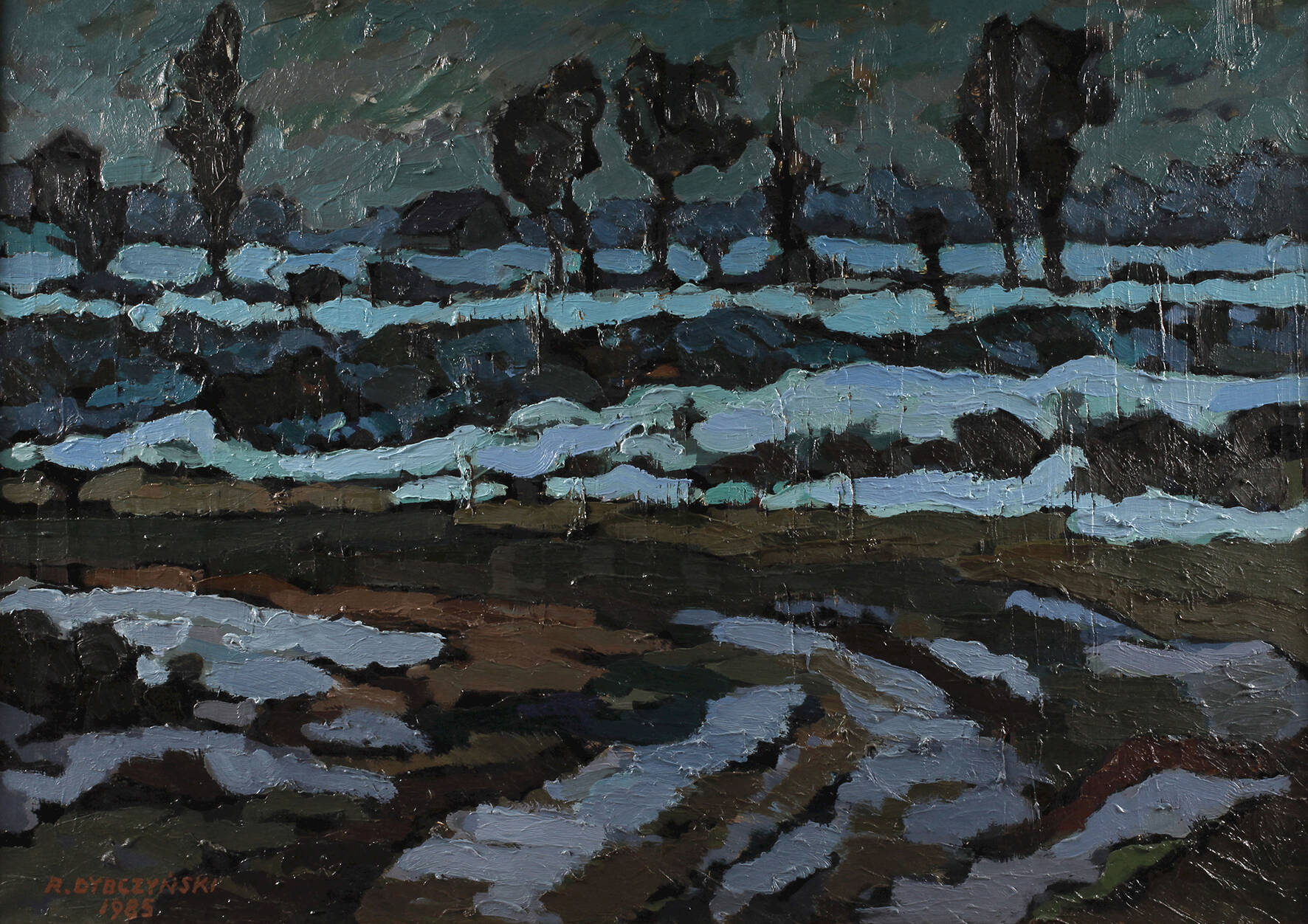 Rajmund Dybczyński, Winterlandschaft