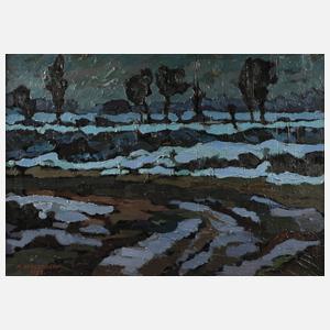 Rajmund Dybczyński, Winterlandschaft