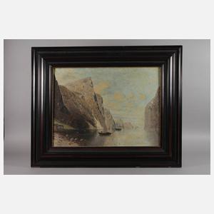 Carl Fey, Schiffe im Fjord