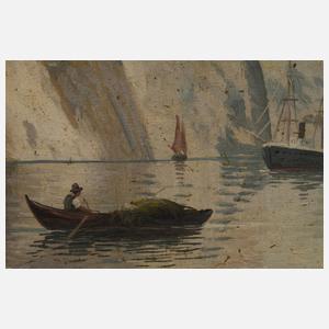 Carl Fey, Schiffe im Fjord