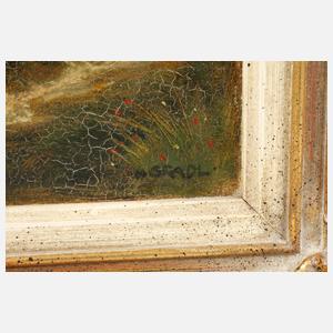 Prof. Hermann Gradl, Landschaft mit Paar