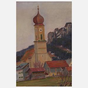 Theodor Guillery, Blick auf Oberammergau