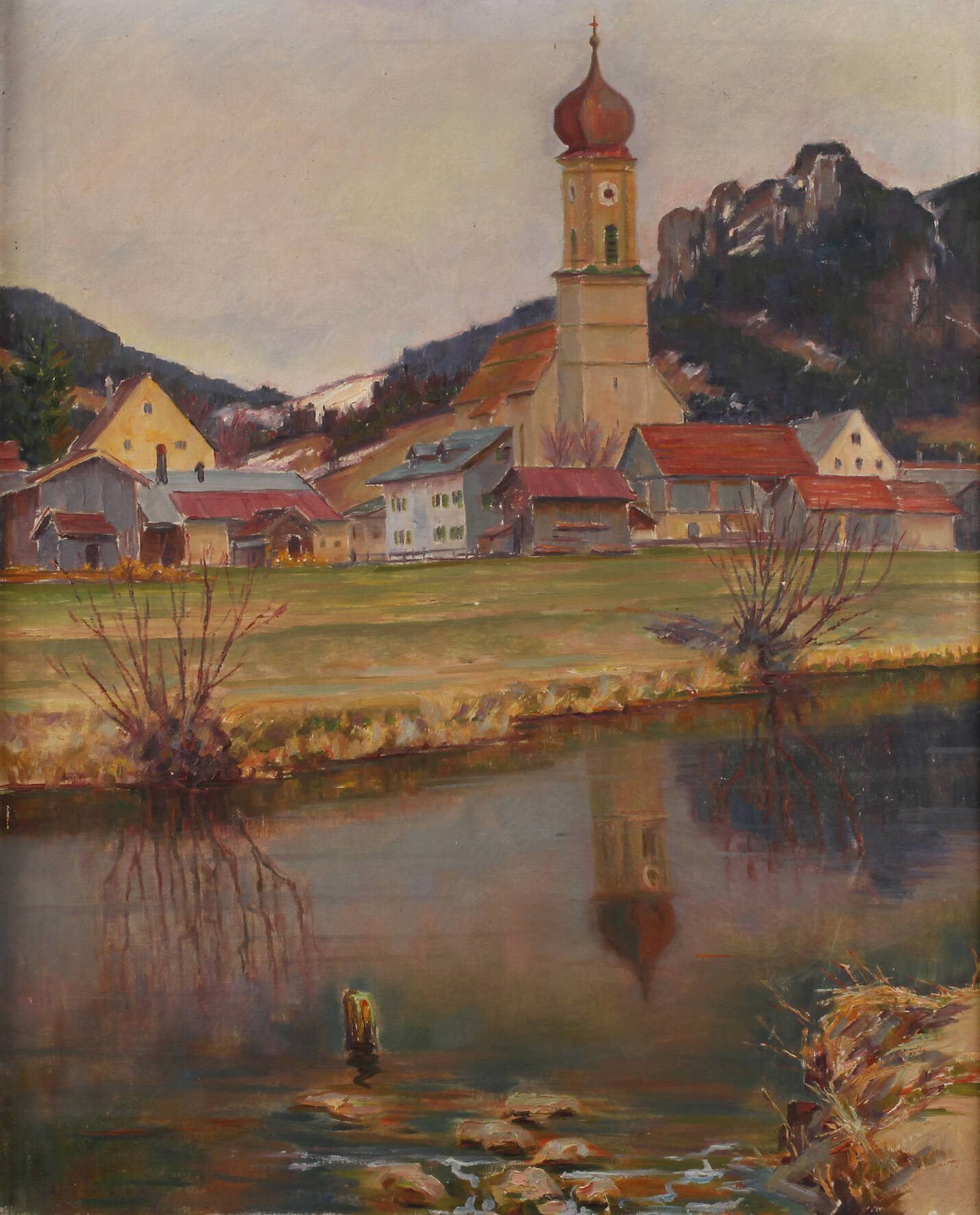 Theodor Guillery, Blick auf Oberammergau