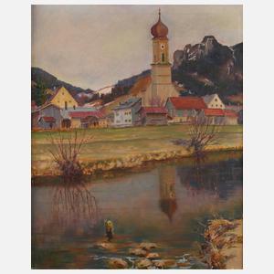 Theodor Guillery, Blick auf Oberammergau