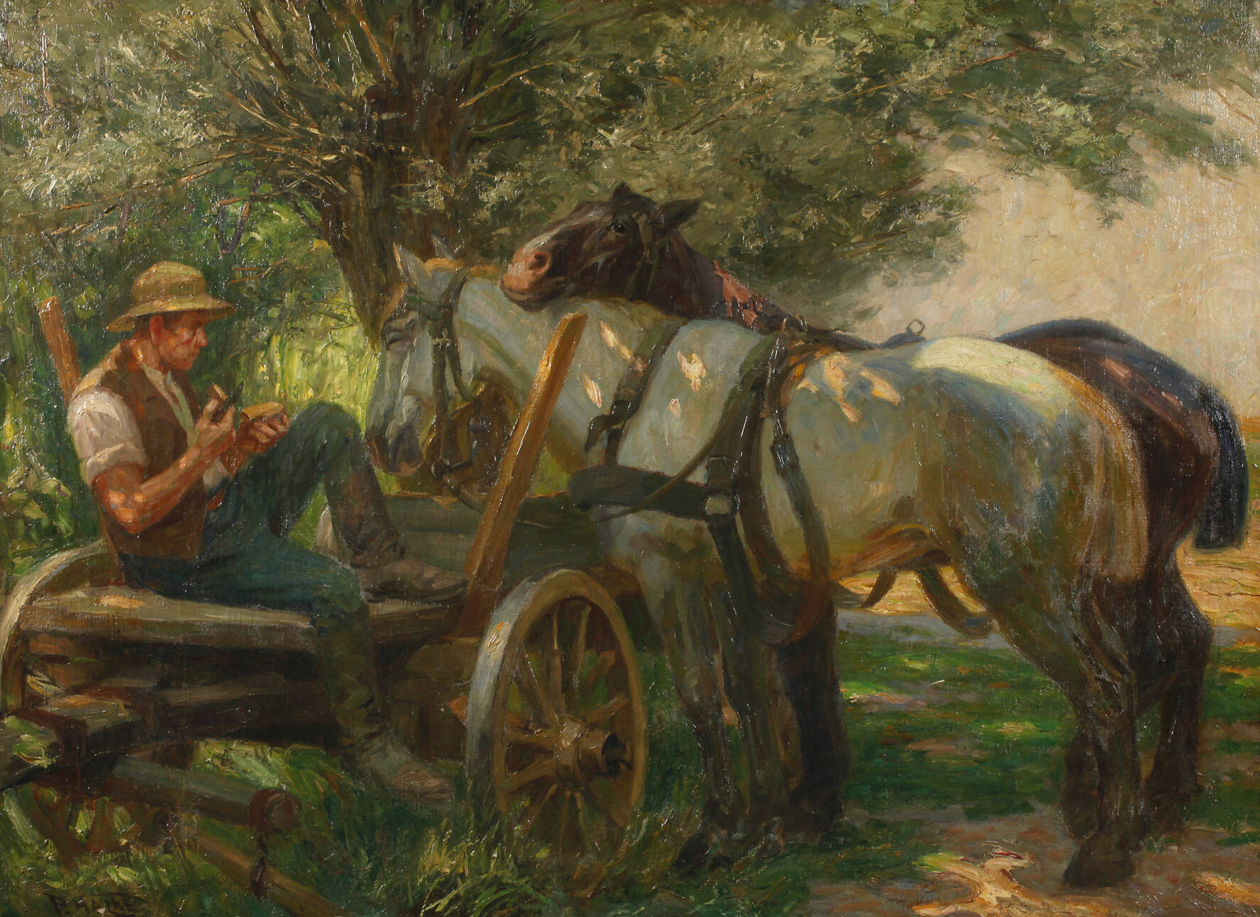 Paul Halke, "Mittagsrast"