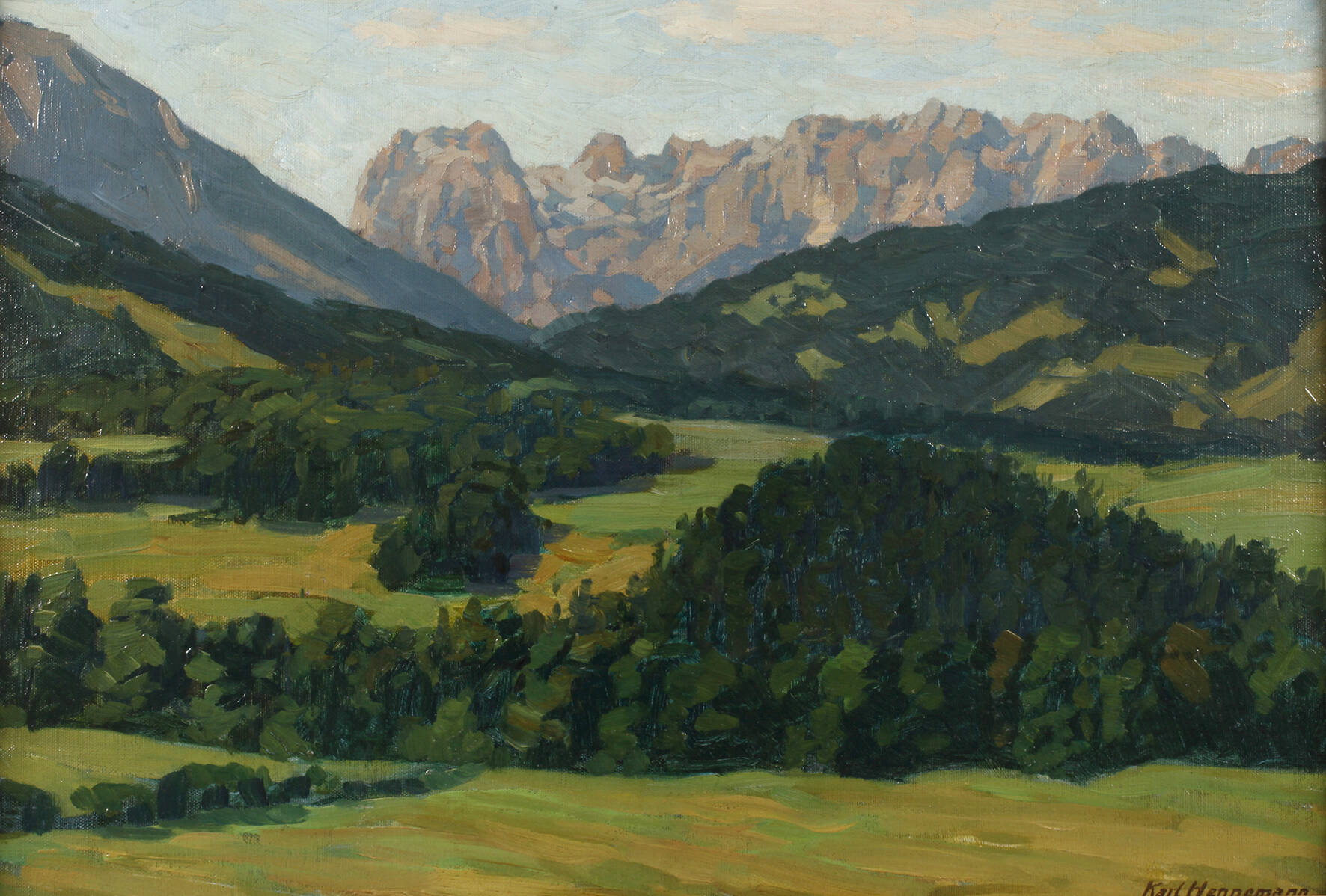Karl Hennemann, "Reiteralpe bei Berchtesgaden"