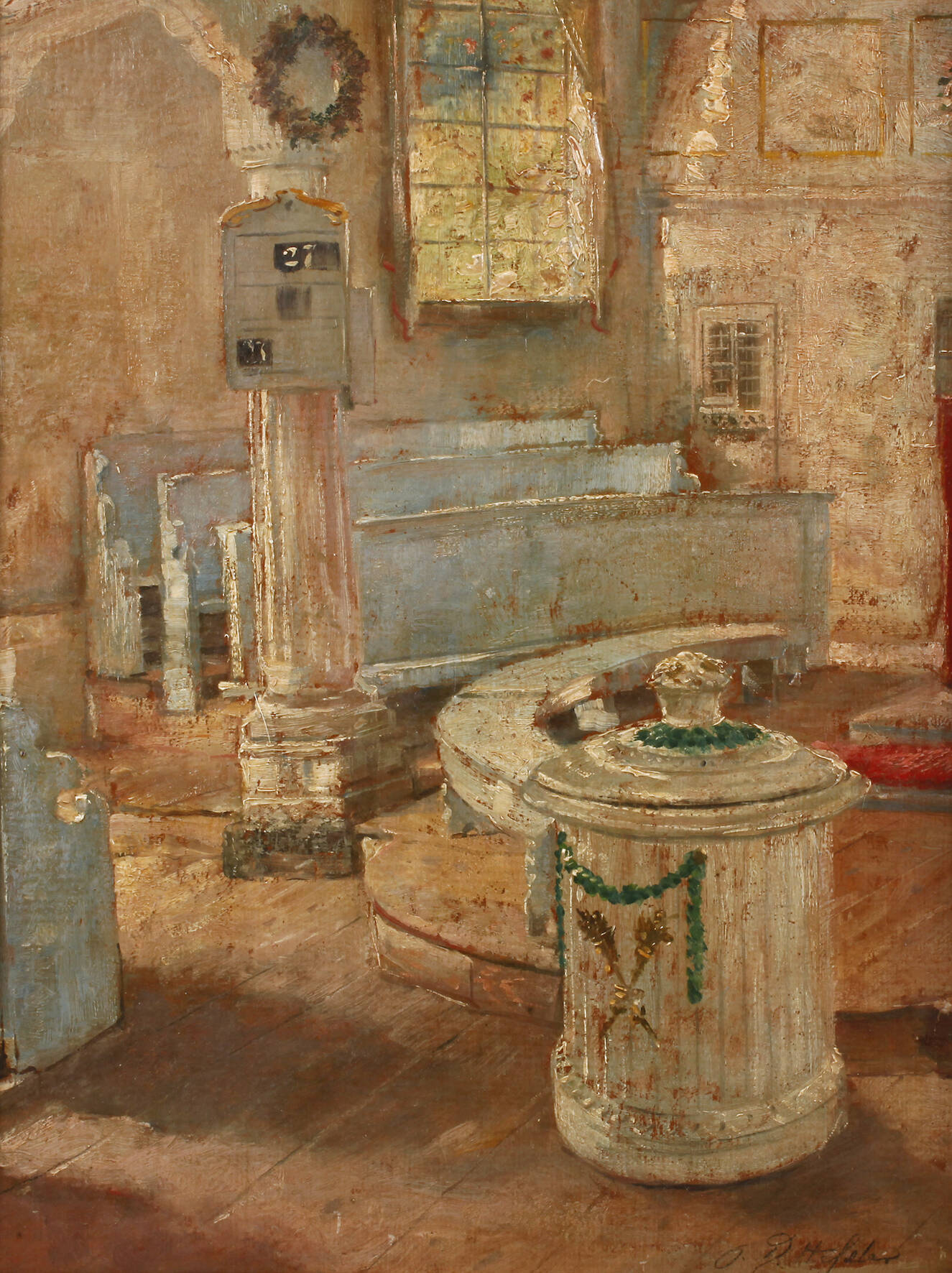 Otto Rudolf Hessler, Kircheninterieur