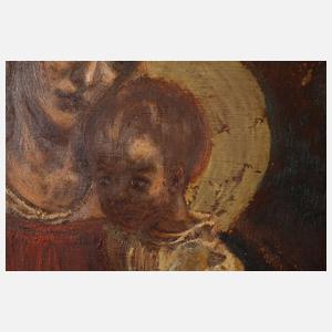 Walter Honeder, attr., Madonna mit dem Jesuskind