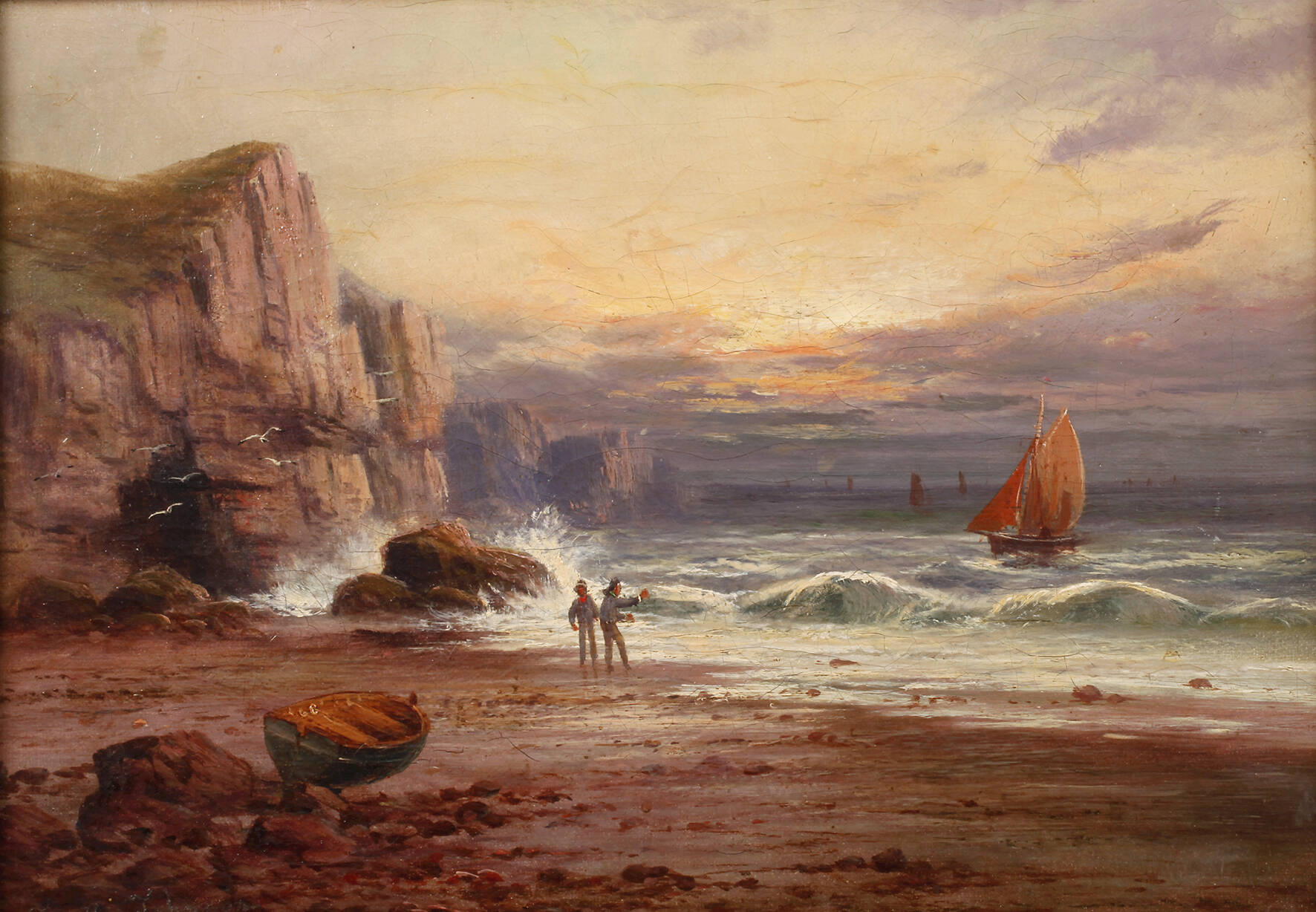 S. G. Johnson, Abendliche Steilküste