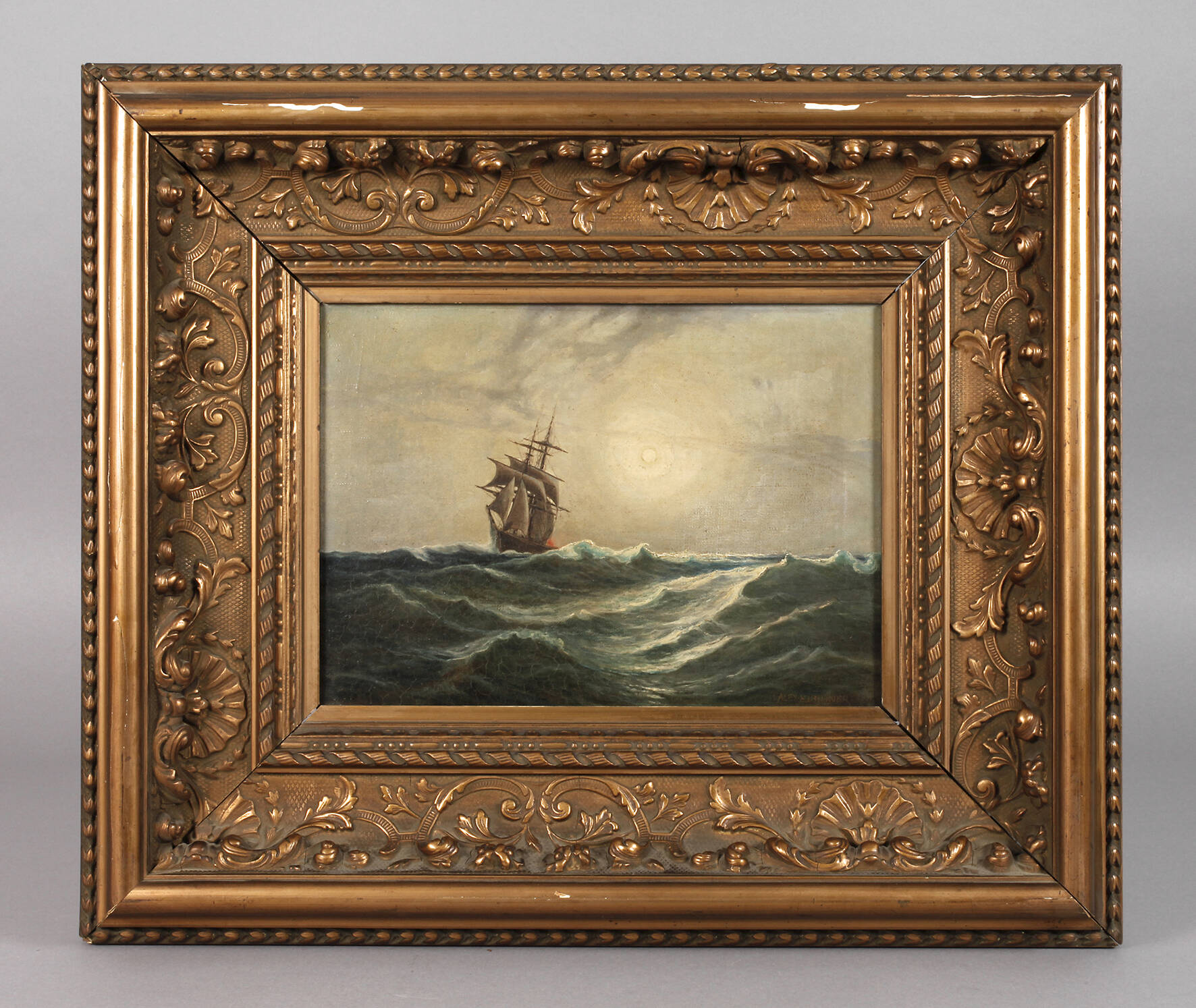 Alexander Kirchner, Segelschiff auf hoher See