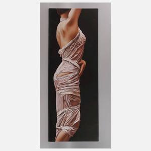 Willy Kissmer, "Halbakt mit erhobenem Arm"