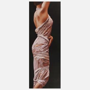 Willy Kissmer, "Halbakt mit erhobenem Arm"