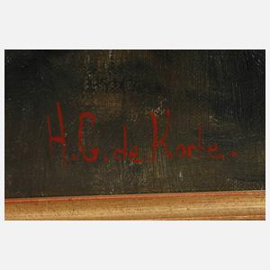 Hennie de Korte, Straßenszene