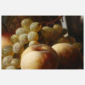 W. Koschew, Früchtestillleben mit Kanne