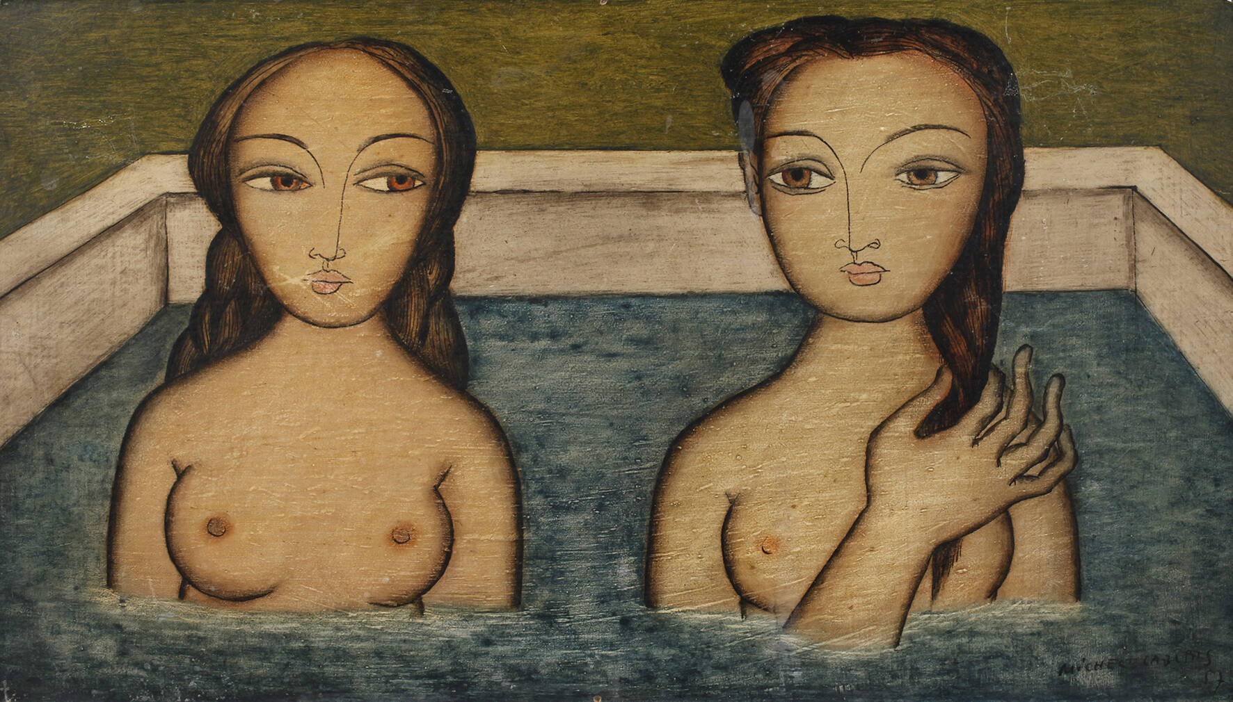 Michel Lablais, Mädchen im Bad