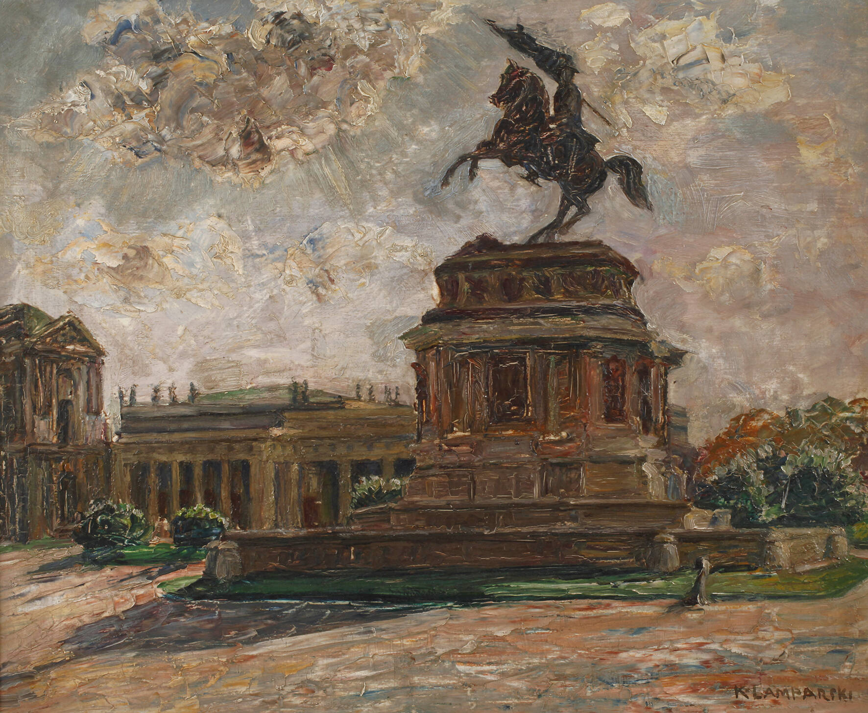 Karl Lamparski, "Erzherzog Karl Denkmal"