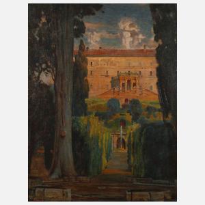 Prof. Carl Langhammer, Villa d´Este in Tivoli