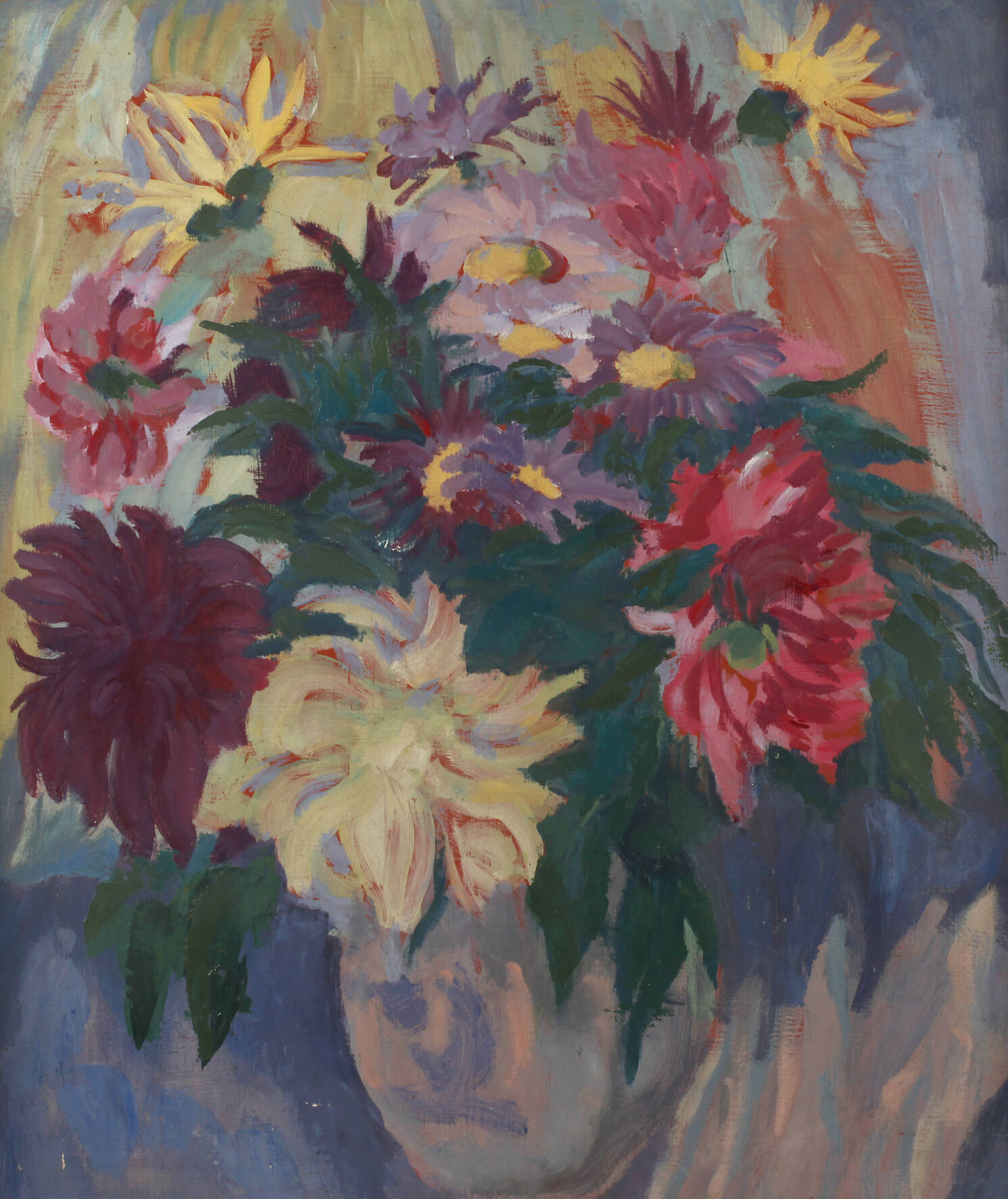 Kurt Lauber, attr., Blumenstillleben