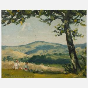 Ludwig Lindschmitz, Sommer am Vogelsberg