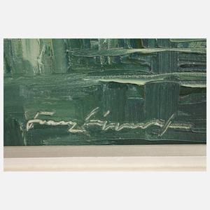 Franz Lippert, See in Hochgebirgslandschaft