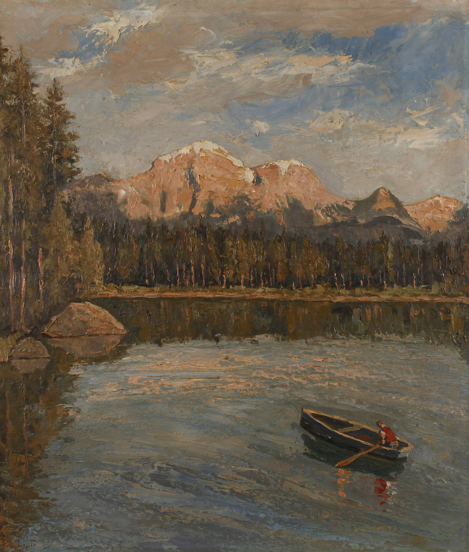 Prof. Luigi Losito, Am Gebirgssee