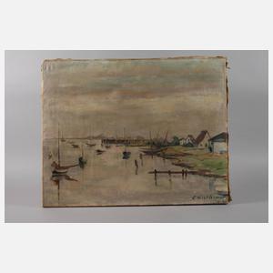 Else Luthmer, "Landschaft von Hiddensee"