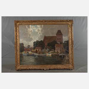 Erich Mercker, Ansicht von Putzig bei Danzig