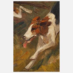 Arnold Moeller, "Hubertusjagd"