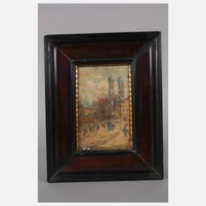 Max Oehler, Blick auf die Frauenkirche in München