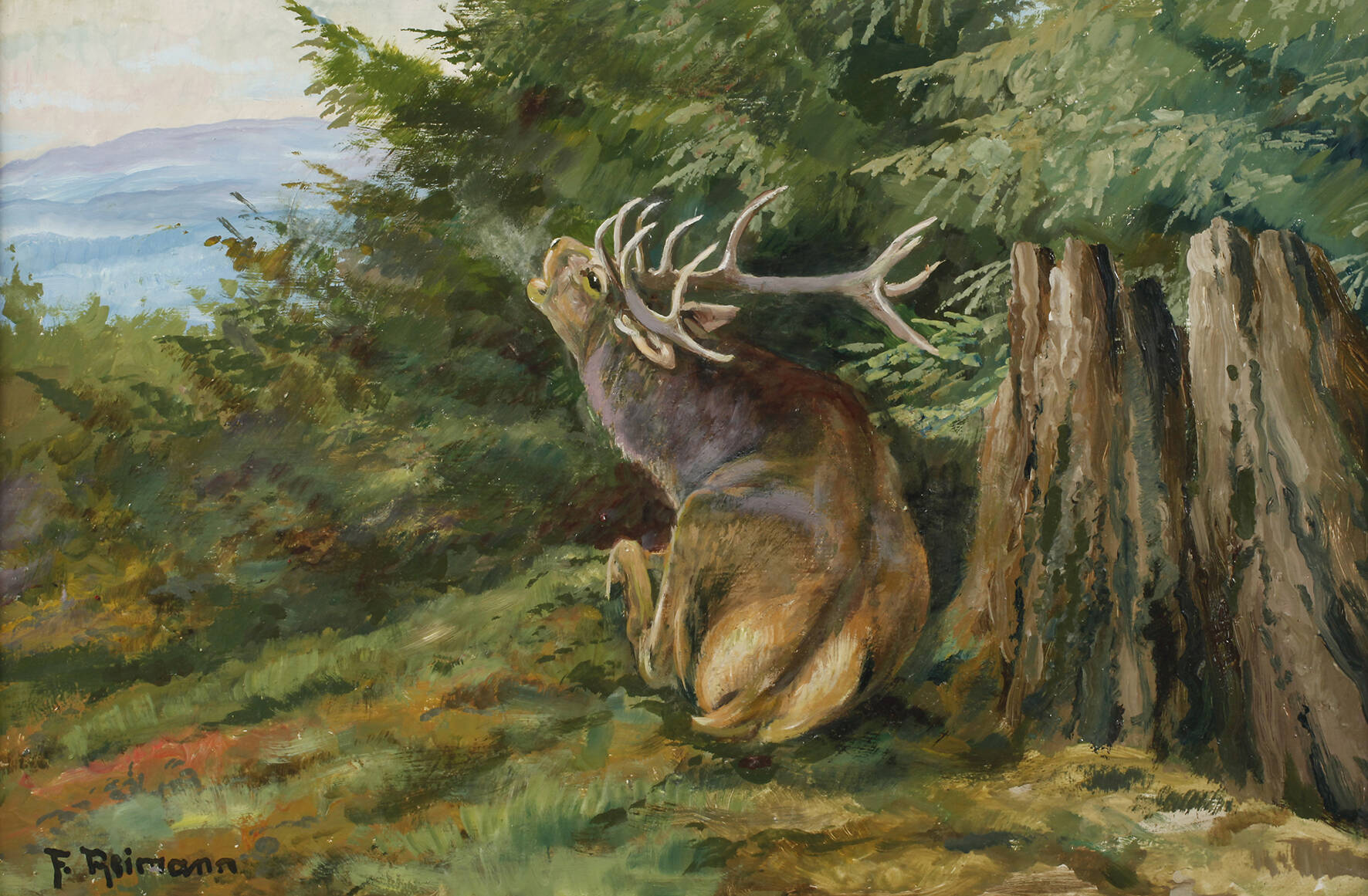 Friedrich Reimann, Röhrender Hirsch