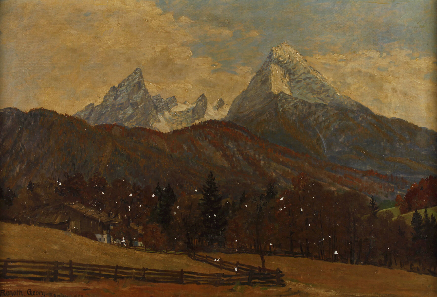 Georg Renoth, Der Watzmann bei Berchtesgaden