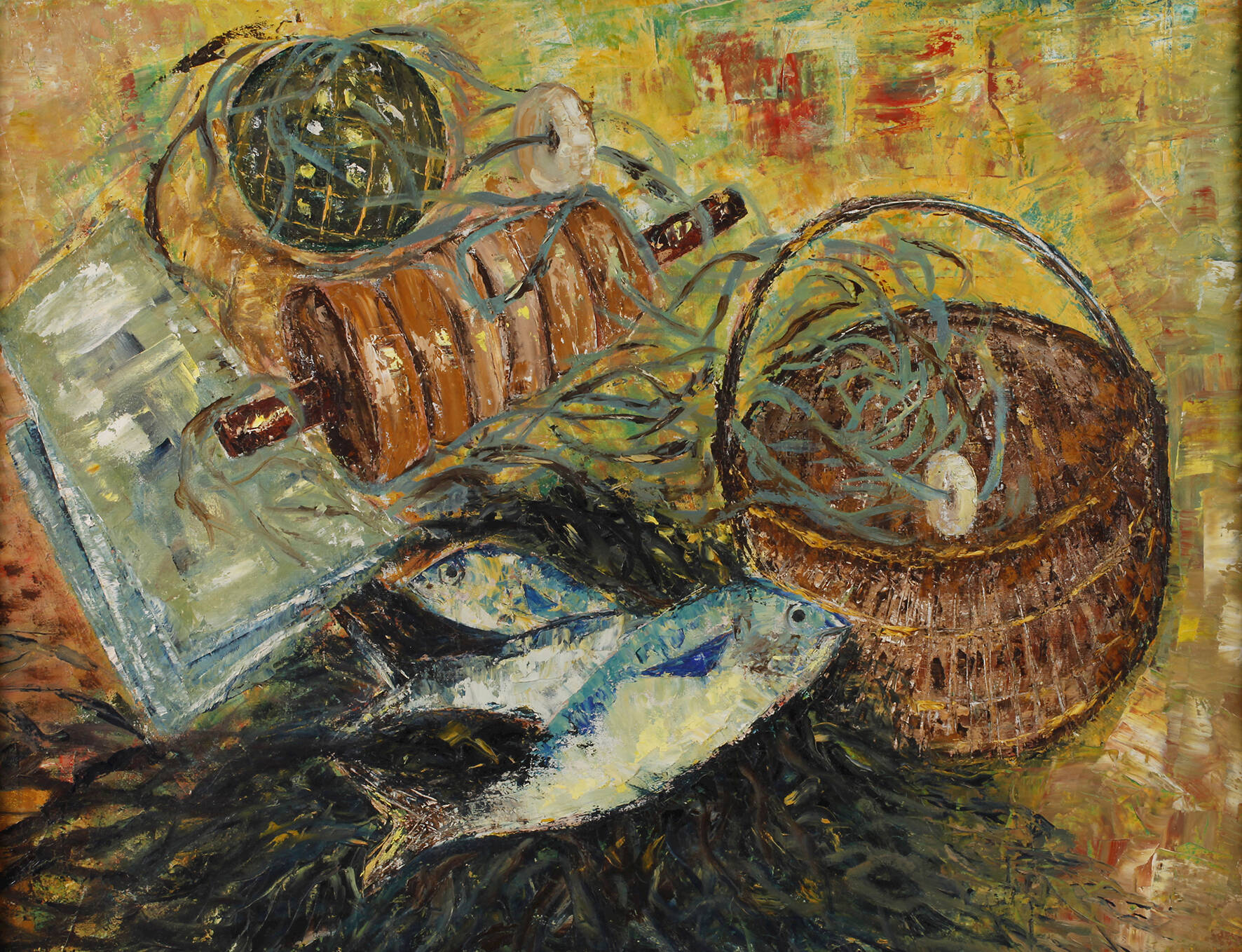 Wolf Reuther, Fischereistillleben