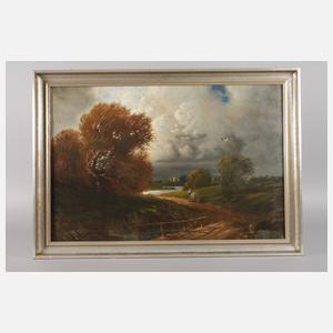 N. v. Santho, Paar Landschaftsgemälde