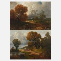 N. v. Santho, Paar Landschaftsgemälde111