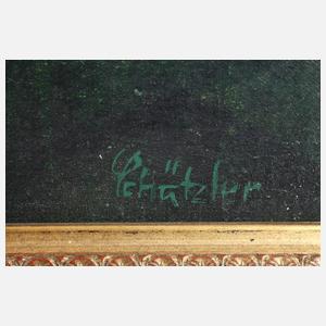 Schätzler, Reiter in mystischer Waldlandschaft