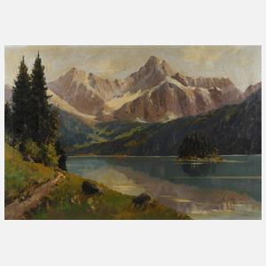 Adolf Schlüter, Sommerliche Eibseeansicht