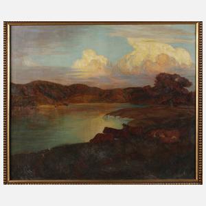 Alice Schmidt, attr., Bukolische Landschaft