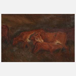 Alice Schmidt, attr., Bukolische Landschaft