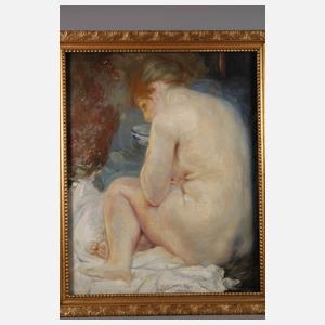 Alice Schmidt attr., Sitzender weiblicher Akt