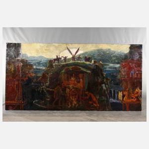 Prof. Karl Scholz, attr., "Auferstehung"