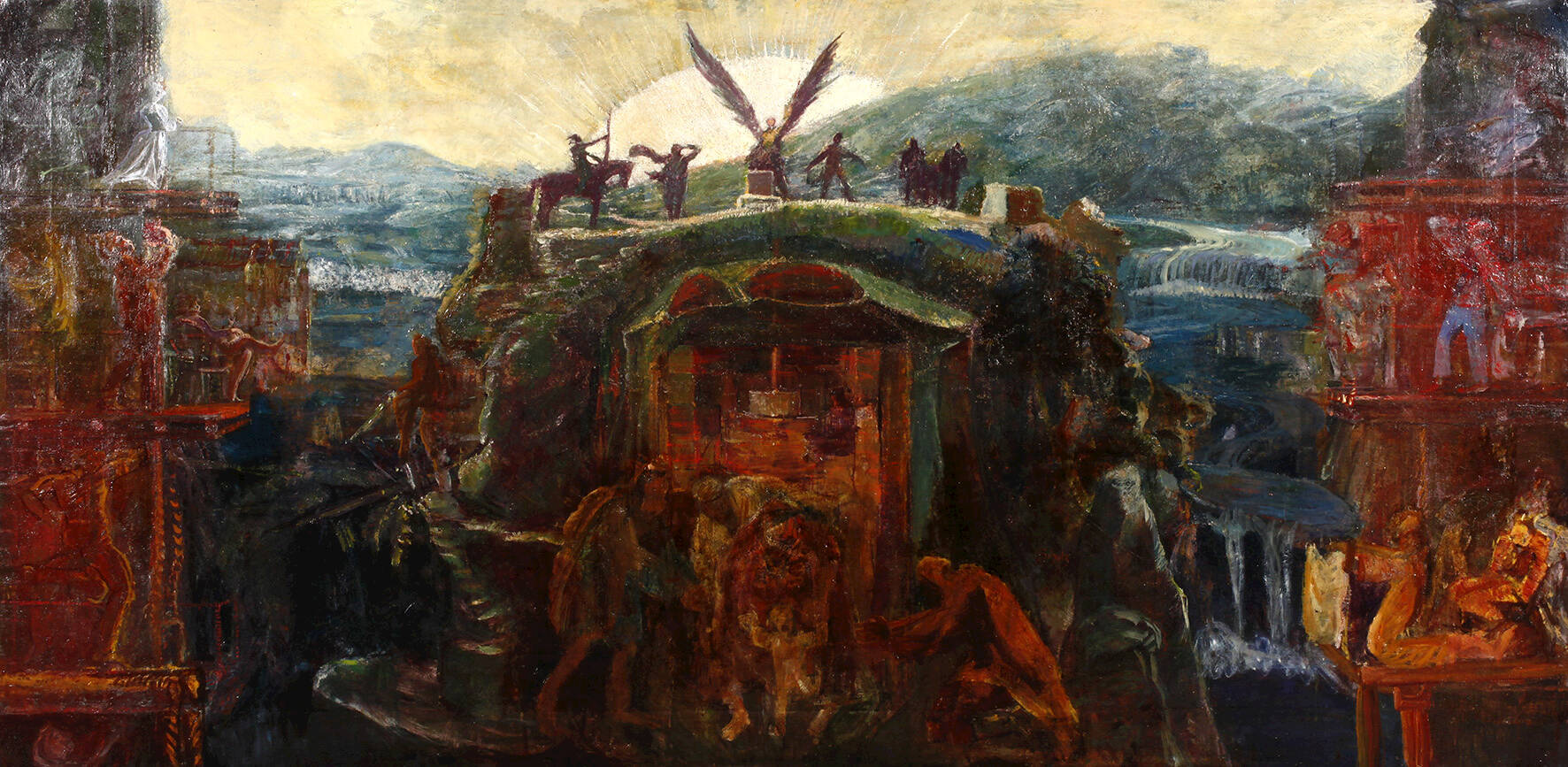 Prof. Karl Scholz, attr., "Auferstehung"