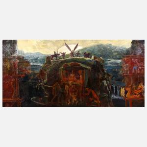 Prof. Karl Scholz, attr., "Auferstehung"